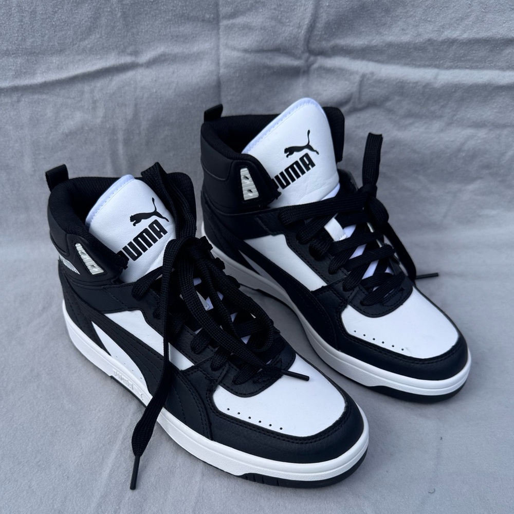 Puma Monochrome High-Top Sneakers